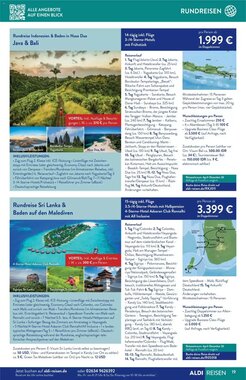 ALDI Nord Reisen Prospekt (ab 01.01.2026) zum Blättern - Seite 19