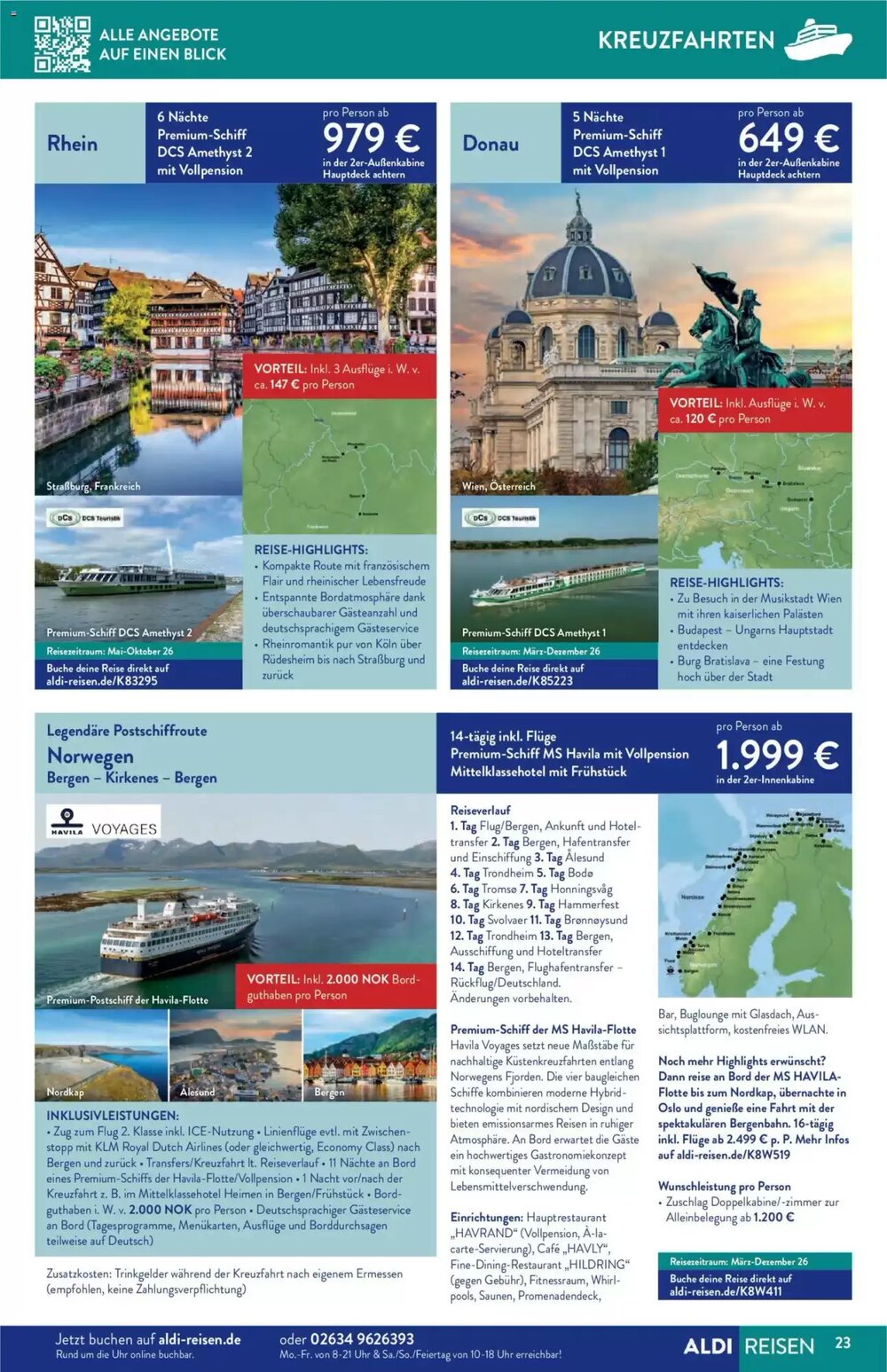 ALDI Nord Reisen Prospekt (ab 01.01.2026) zum Blättern - Seite 23