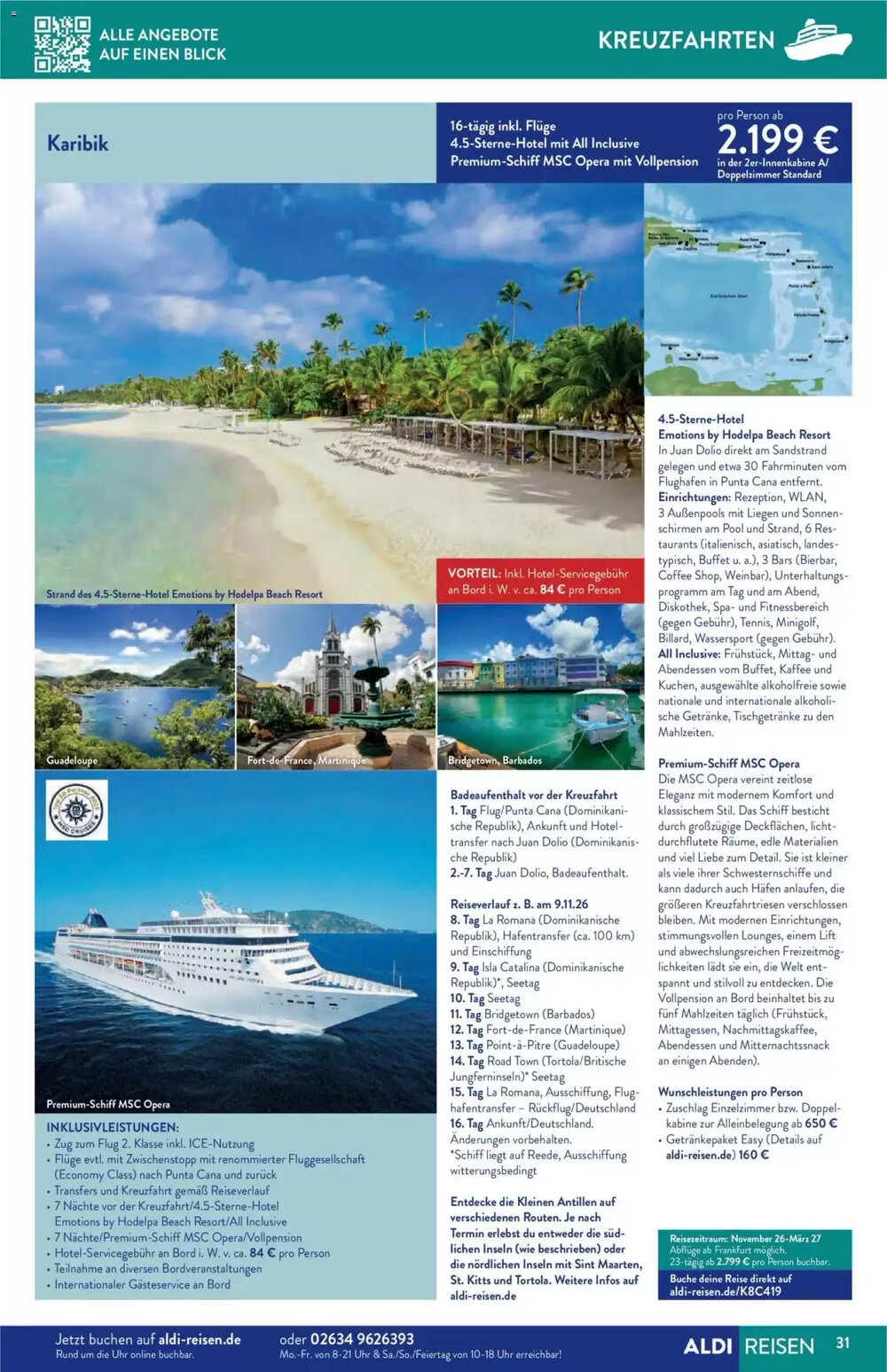 ALDI Nord Reisen Prospekt (ab 01.01.2026) zum Blättern - Seite 31