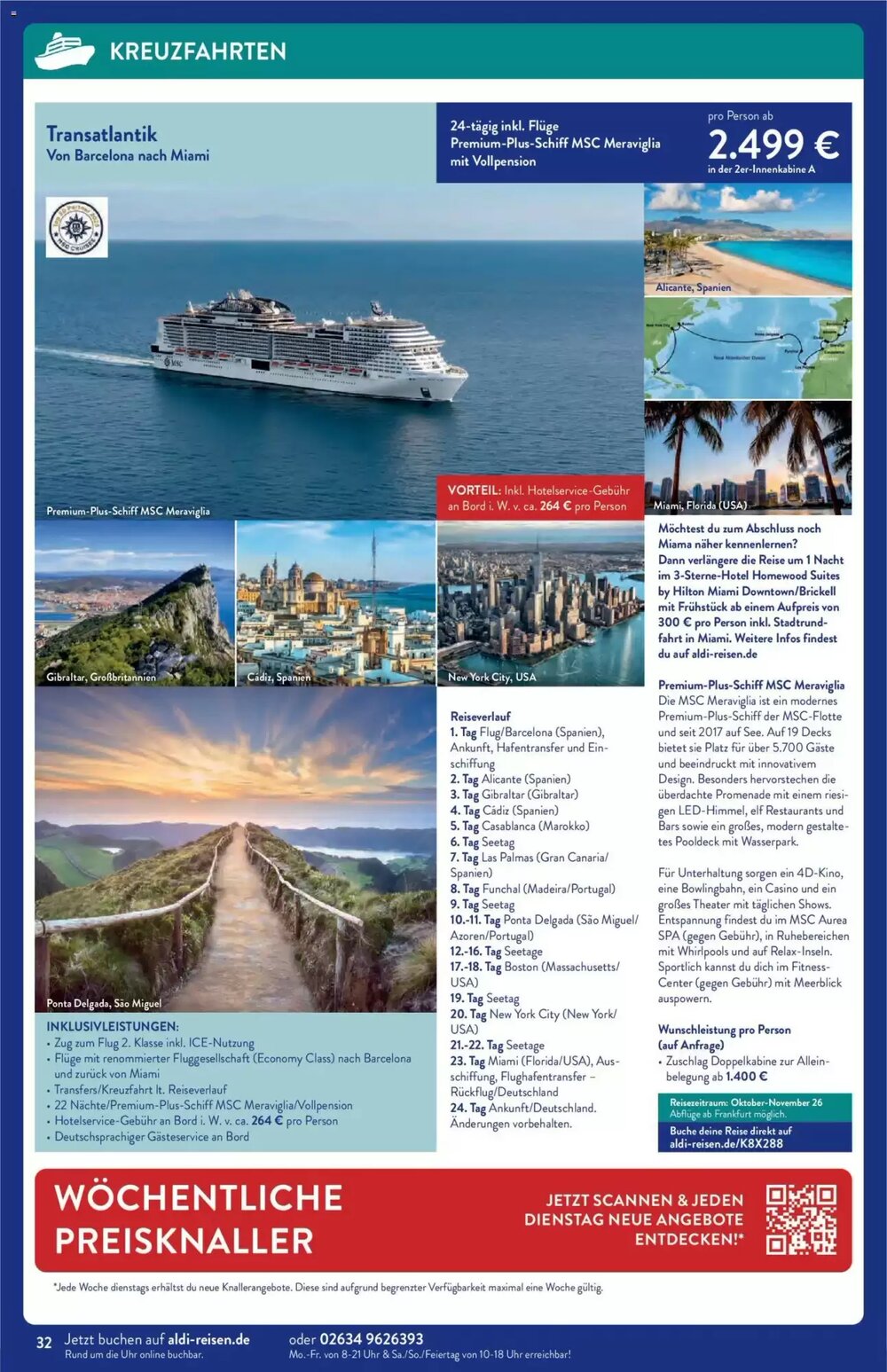 ALDI Nord Reisen Prospekt (ab 01.01.2026) zum Blättern - Seite 32