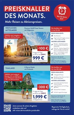 ALDI Nord Reisen Prospekt (ab 01.01.2026) zum Blättern - Seite 3