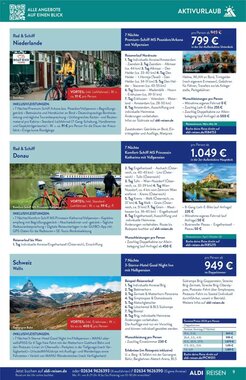 ALDI Nord Reisen Prospekt (ab 01.01.2026) zum Blättern - Seite 9