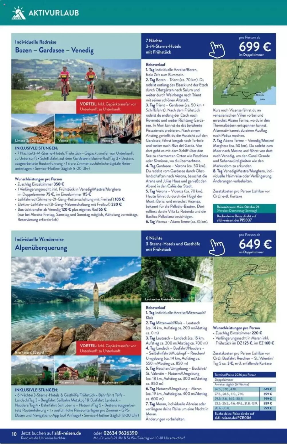 ALDI Nord Reisen Prospekt (ab 01.01.2026) zum Blättern - Seite 10
