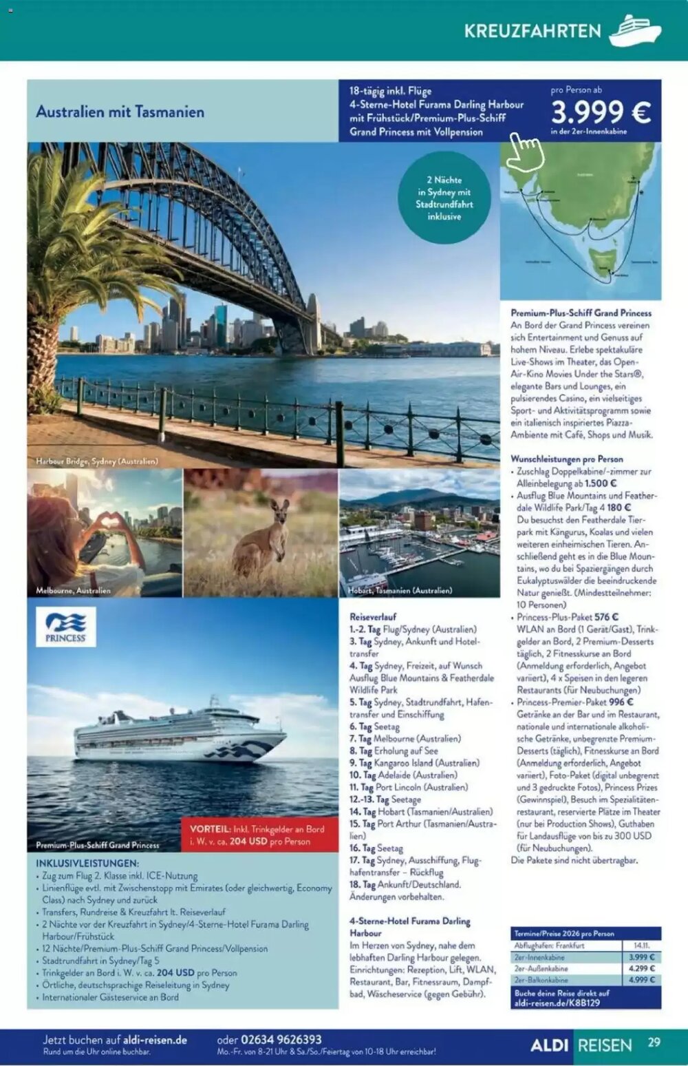 ALDI Nord Reisen Prospekt (ab 01.01.2026) zum Blättern - Seite 29