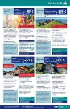ALDI Nord Reisen Prospekt (ab 01.01.2026) zum Blättern - Seite 7