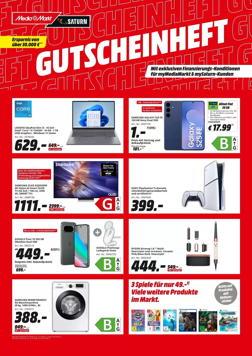 MediaMarkt Prospekt (ab 01.01.2026) zum Blättern - Seite 1