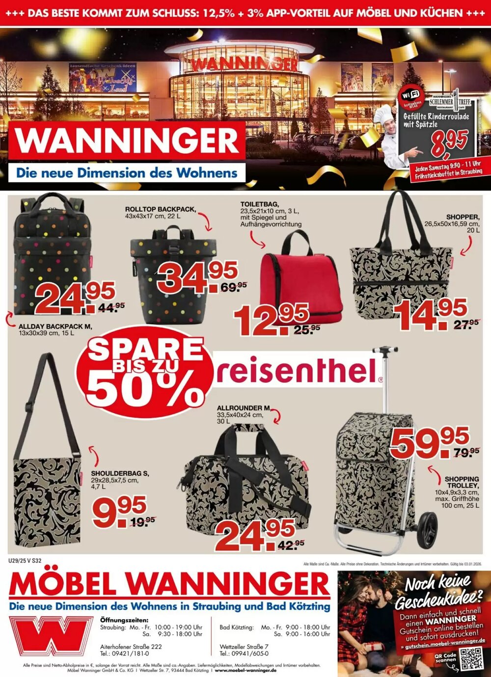 Möbel Wanninger Prospekt (ab 01.01.2026) zum Blättern - Seite 17