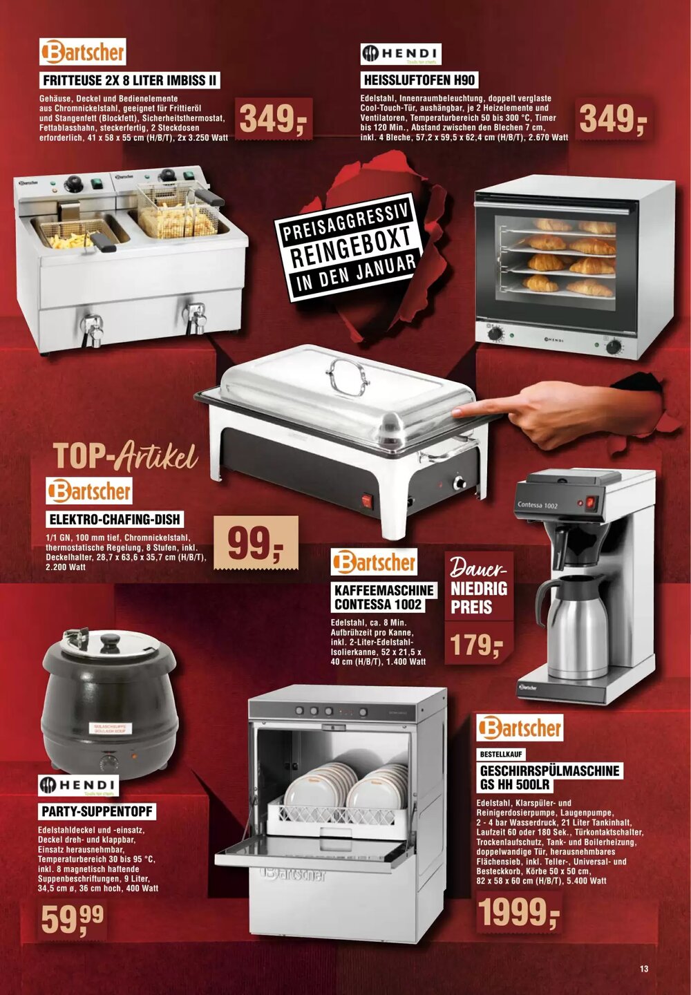 EDEKA Foodservice Prospekt (ab 01.01.2026) zum Blättern - Seite 13