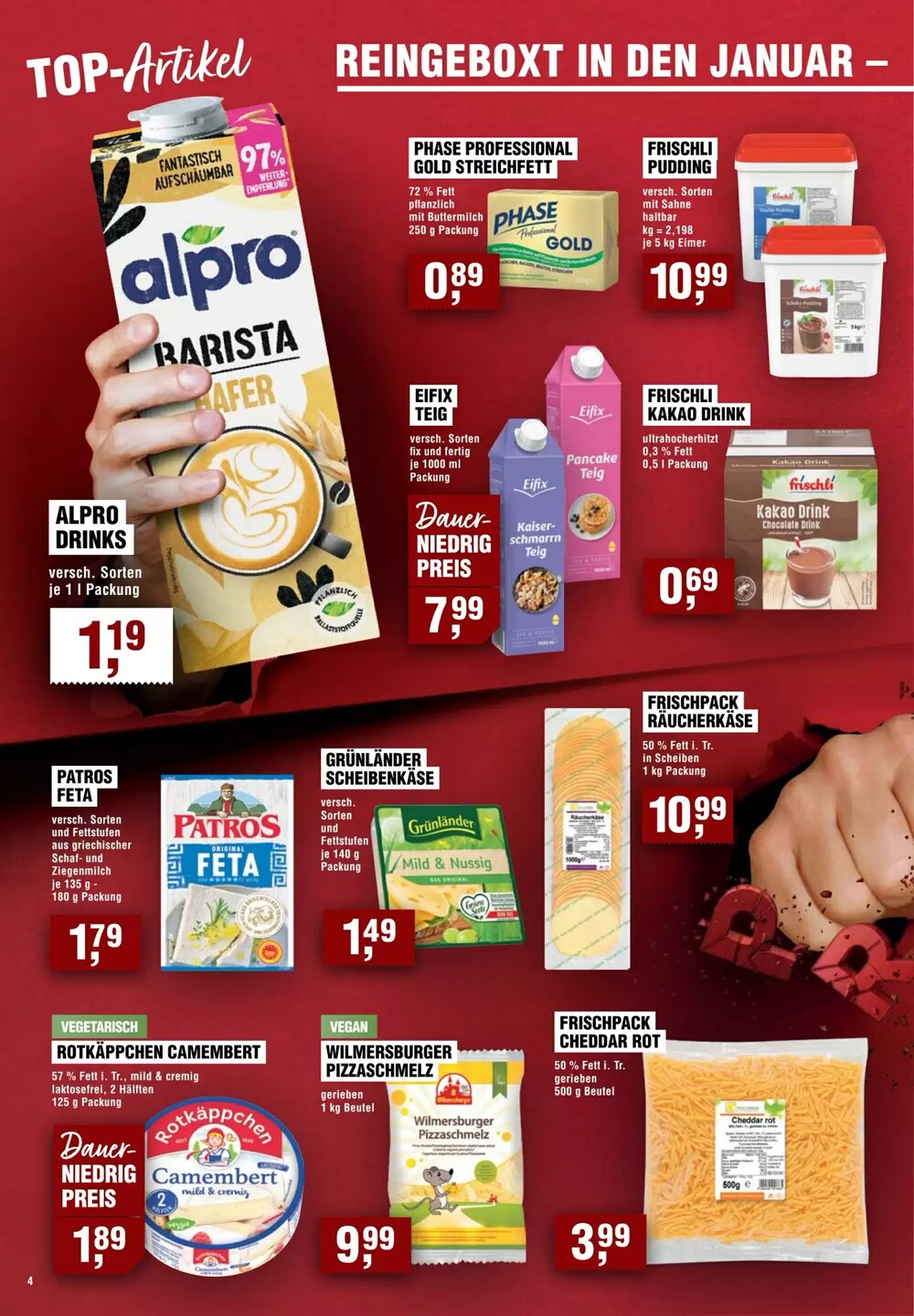 EDEKA Foodservice Prospekt (ab 01.01.2026) zum Blättern - Seite 4