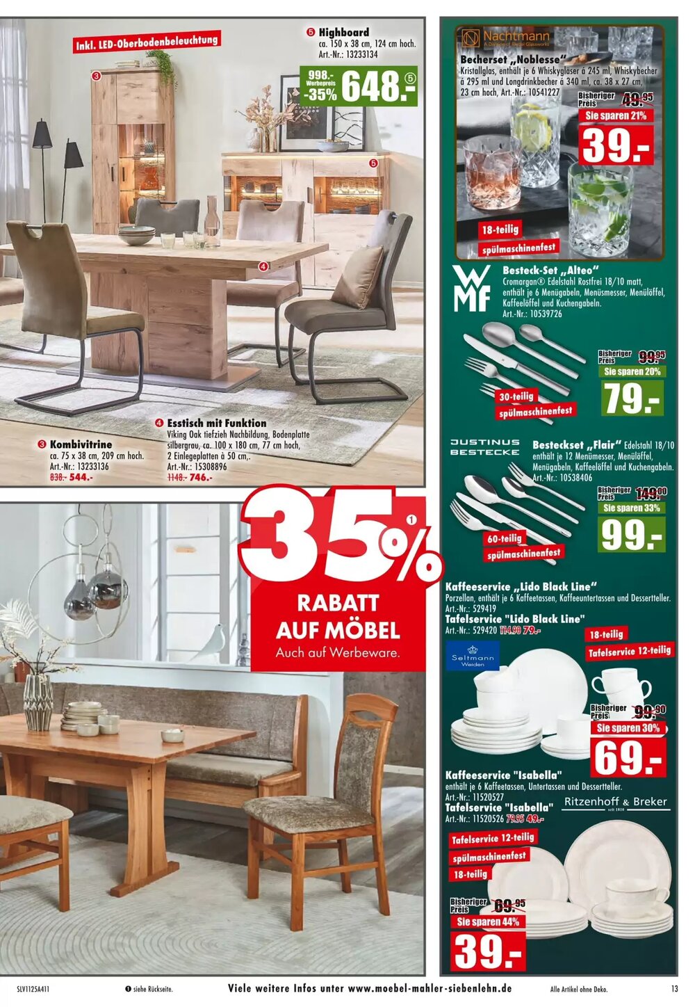 Möbel Mahler Prospekt (ab 01.01.2026) zum Blättern - Seite 13