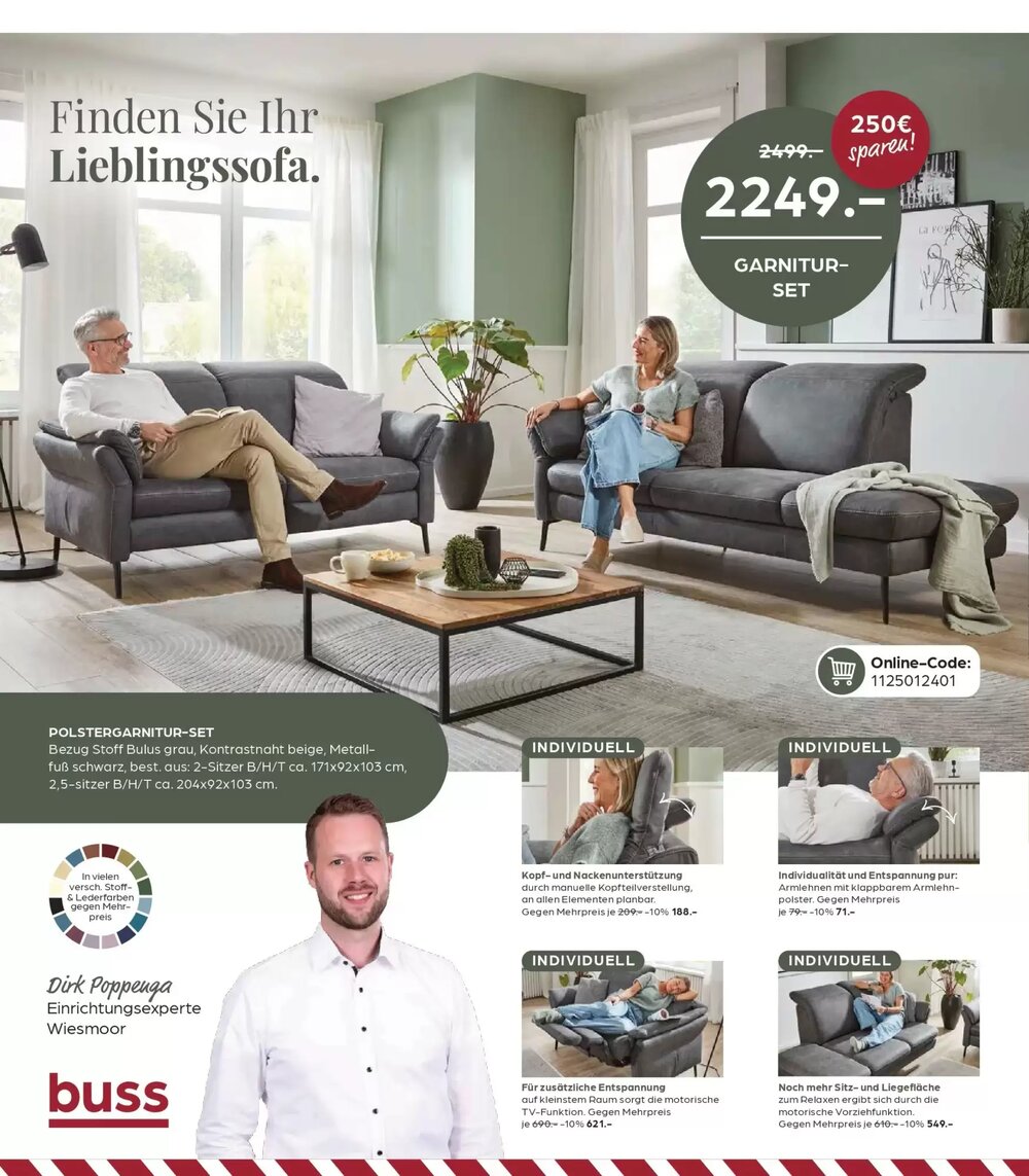 Möbel Buss Prospekt (ab 01.01.2026) zum Blättern - Seite 10