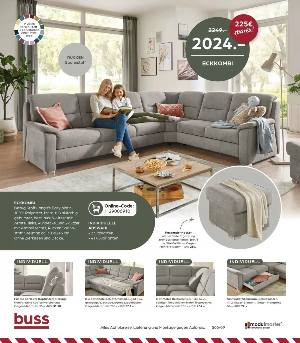 Möbel Buss Prospekt (ab 01.01.2026) zum Blättern - Seite 8
