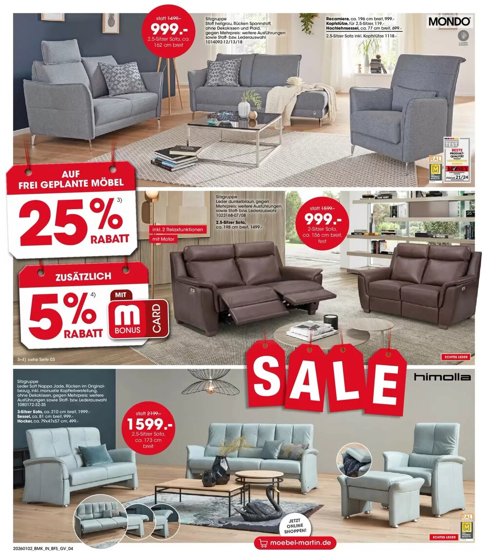 Möbel Martin Prospekt (ab 01.01.2026) zum Blättern - Seite 4