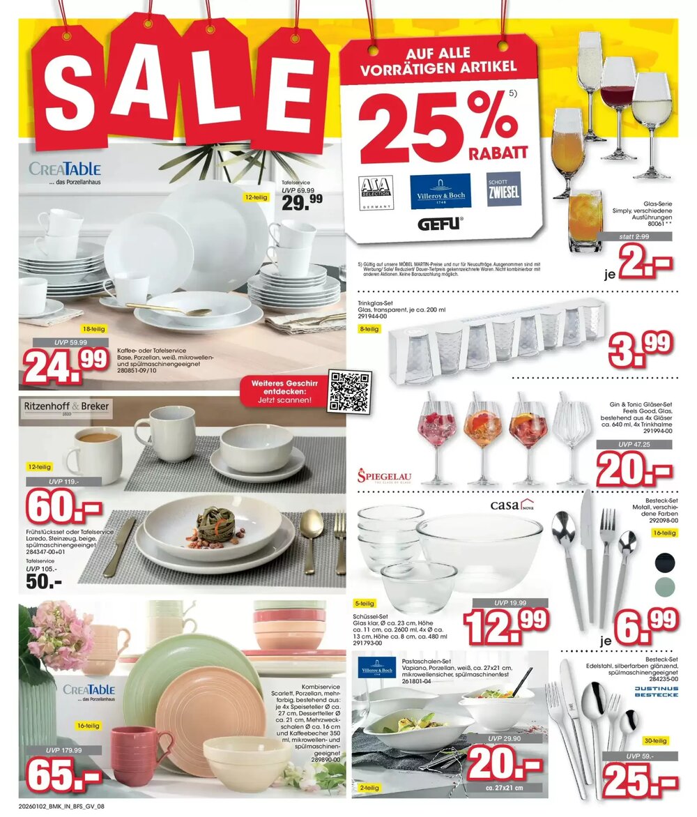 Möbel Martin Prospekt (ab 01.01.2026) zum Blättern - Seite 8