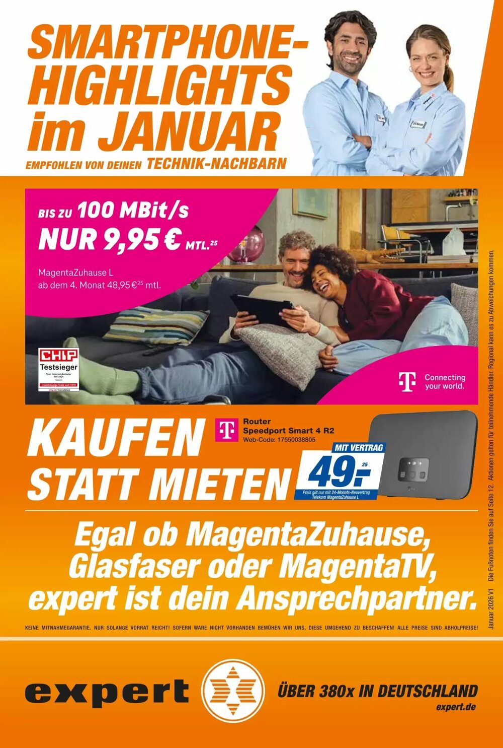 Expert Prospekt (ab 01.01.2026) zum Blättern - Seite 1