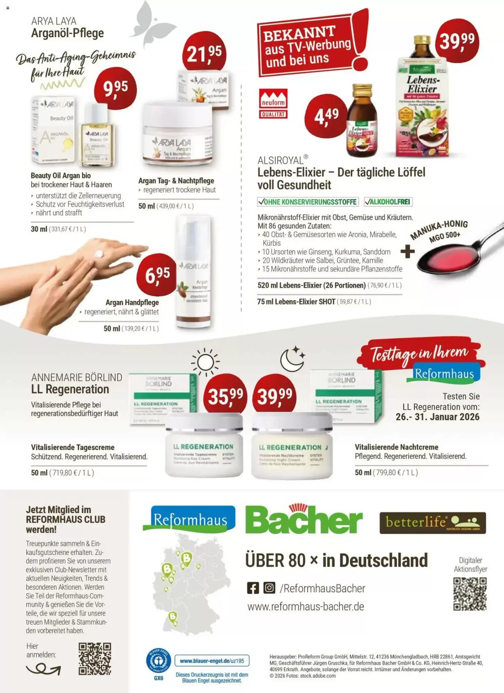 Reformhaus Bacher Prospekt (ab 01.01.2026) zum Blättern - Seite 8