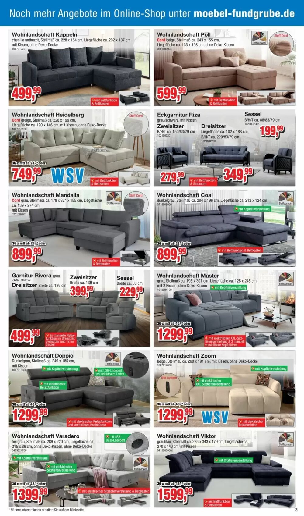 Möbelfundgrube Prospekt (ab 01.01.2026) zum Blättern - Seite 3