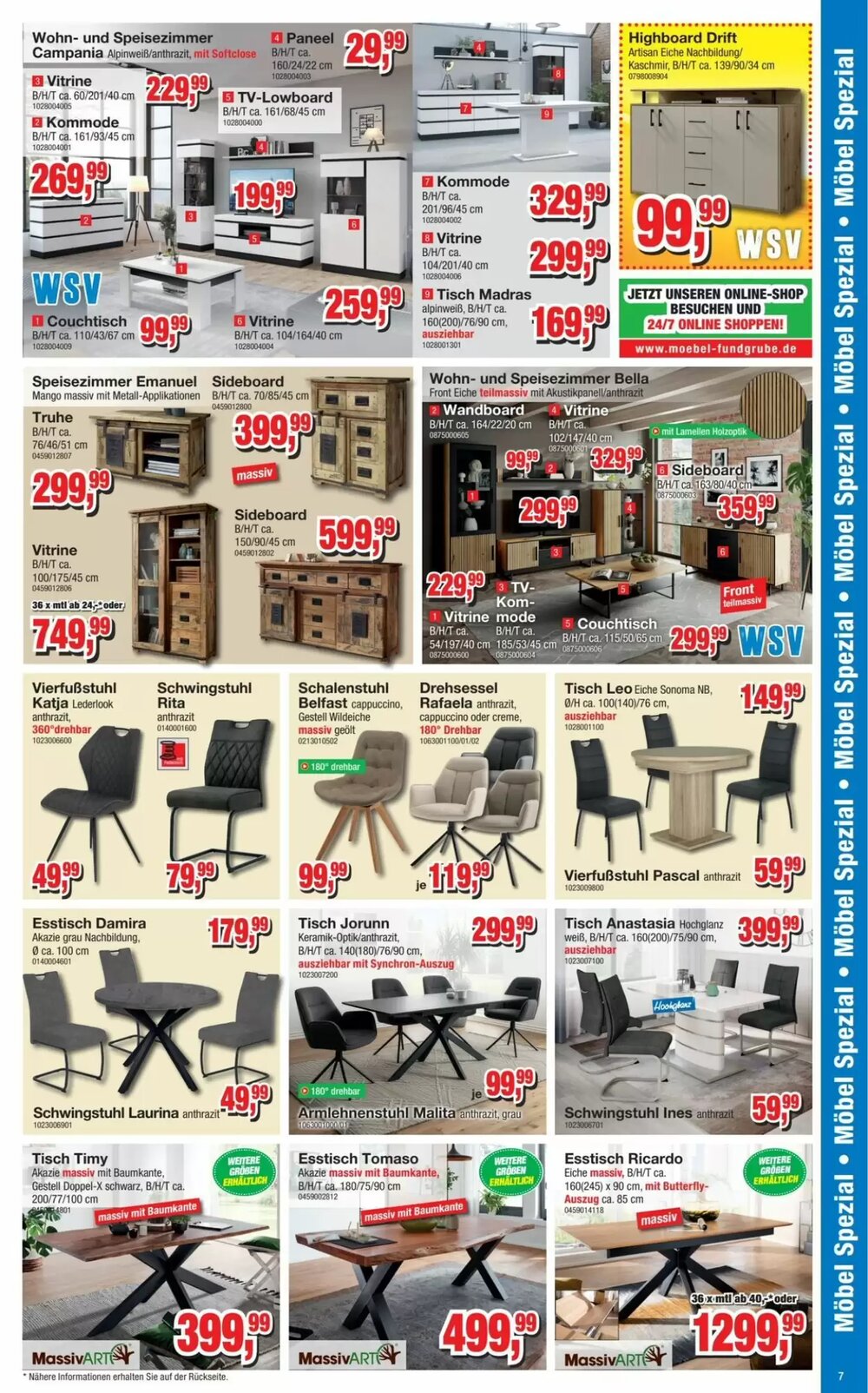 Möbelfundgrube Prospekt (ab 01.01.2026) zum Blättern - Seite 9