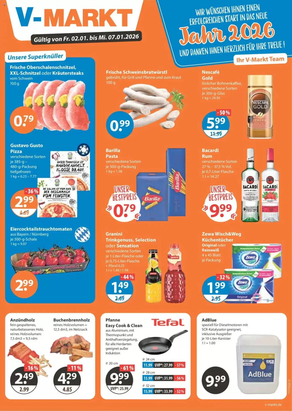 V Markt Prospekt (ab 02.01.2026) zum Blättern - Seite 1