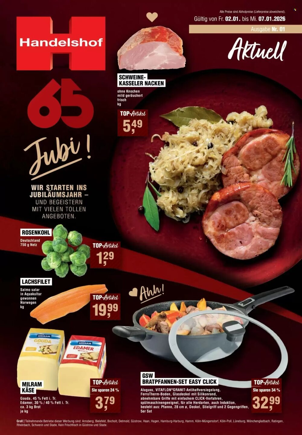 Handelshof Prospekt (ab 02.01.2026) zum Blättern - Seite 1