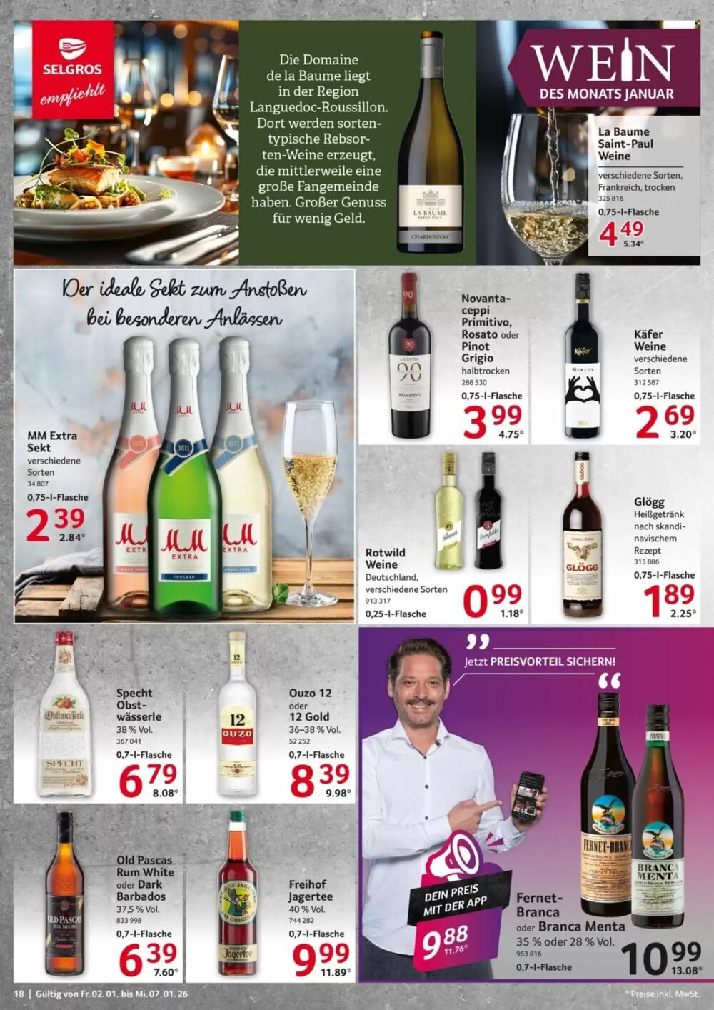 Selgros Prospekt (ab 02.01.2026) zum Blättern - Seite 18