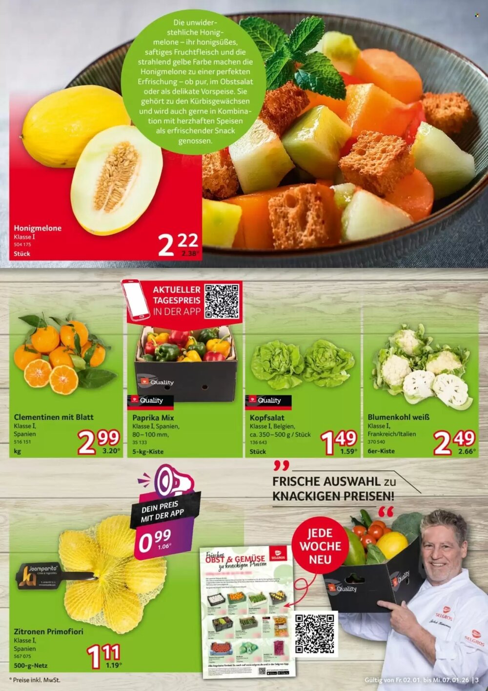 Selgros Prospekt (ab 02.01.2026) zum Blättern - Seite 3