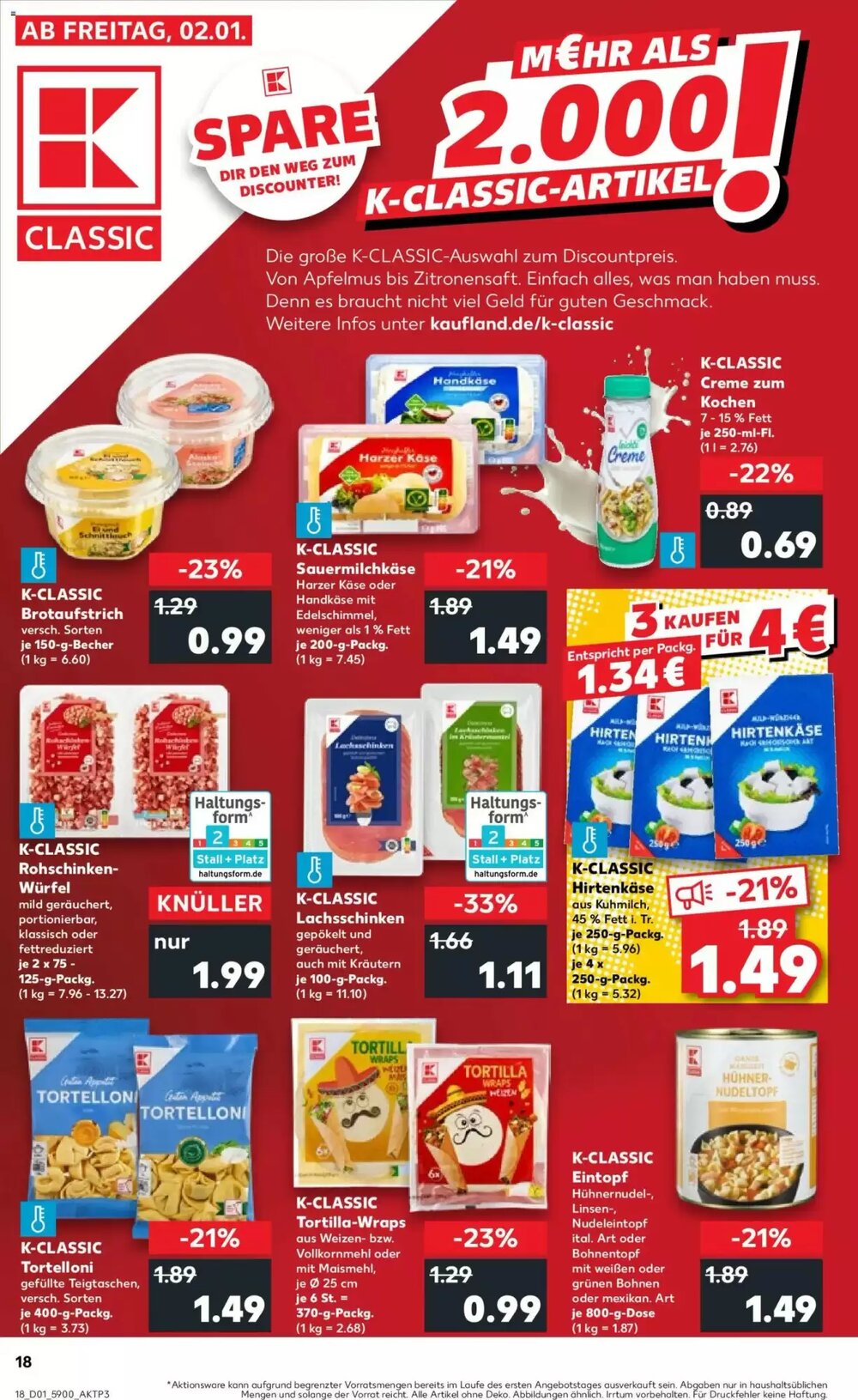 Kaufland Prospekt (ab 02.01.2026) zum Blättern - Seite 18