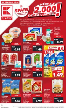 Kaufland Prospekt (ab 02.01.2026) zum Blättern - Seite 18