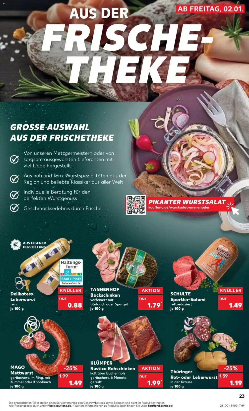 Kaufland Prospekt (ab 02.01.2026) zum Blättern - Seite 23