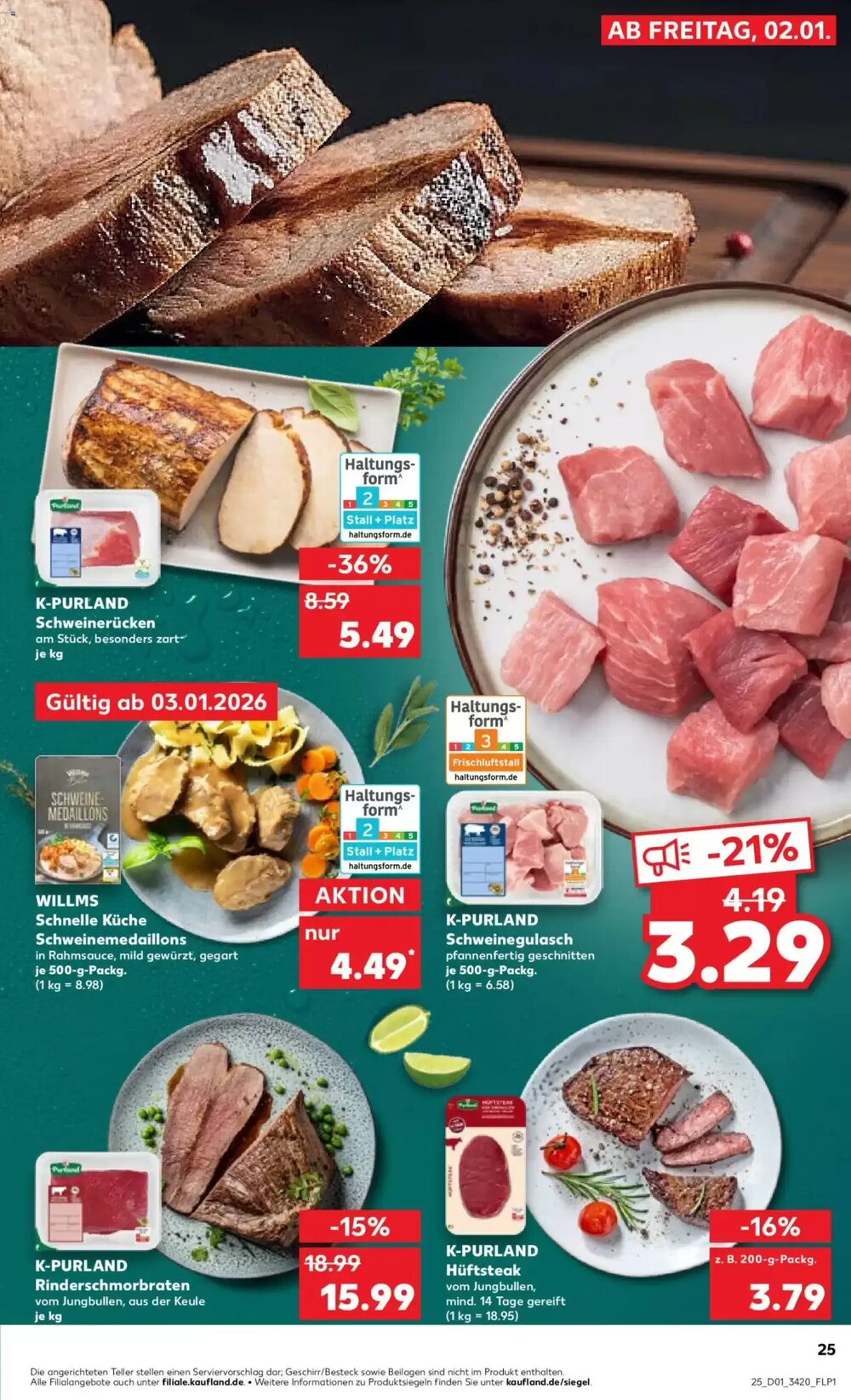 Kaufland Prospekt (ab 02.01.2026) zum Blättern - Seite 25