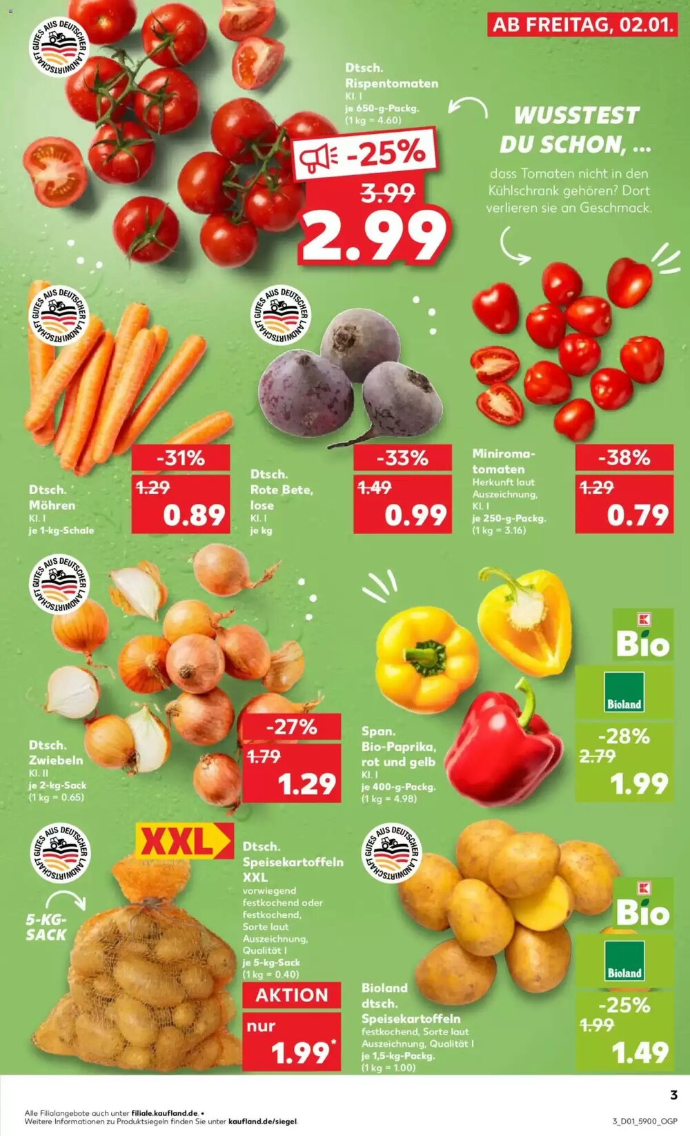 Kaufland Prospekt (ab 02.01.2026) zum Blättern - Seite 3
