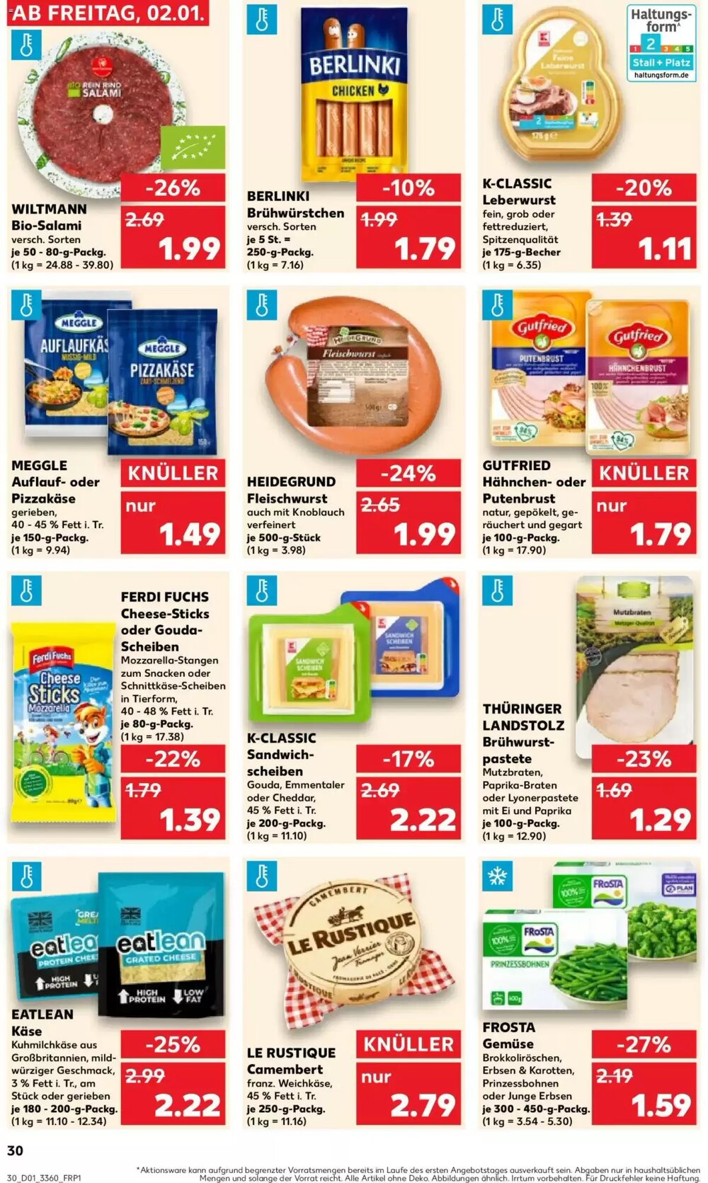 Kaufland Prospekt (ab 02.01.2026) zum Blättern - Seite 30