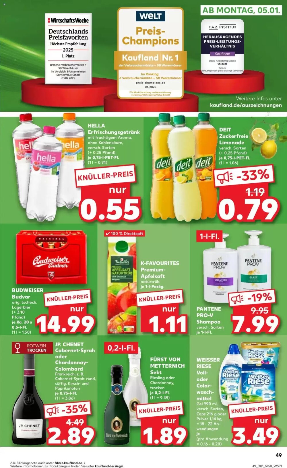 Kaufland Prospekt (ab 02.01.2026) zum Blättern - Seite 49