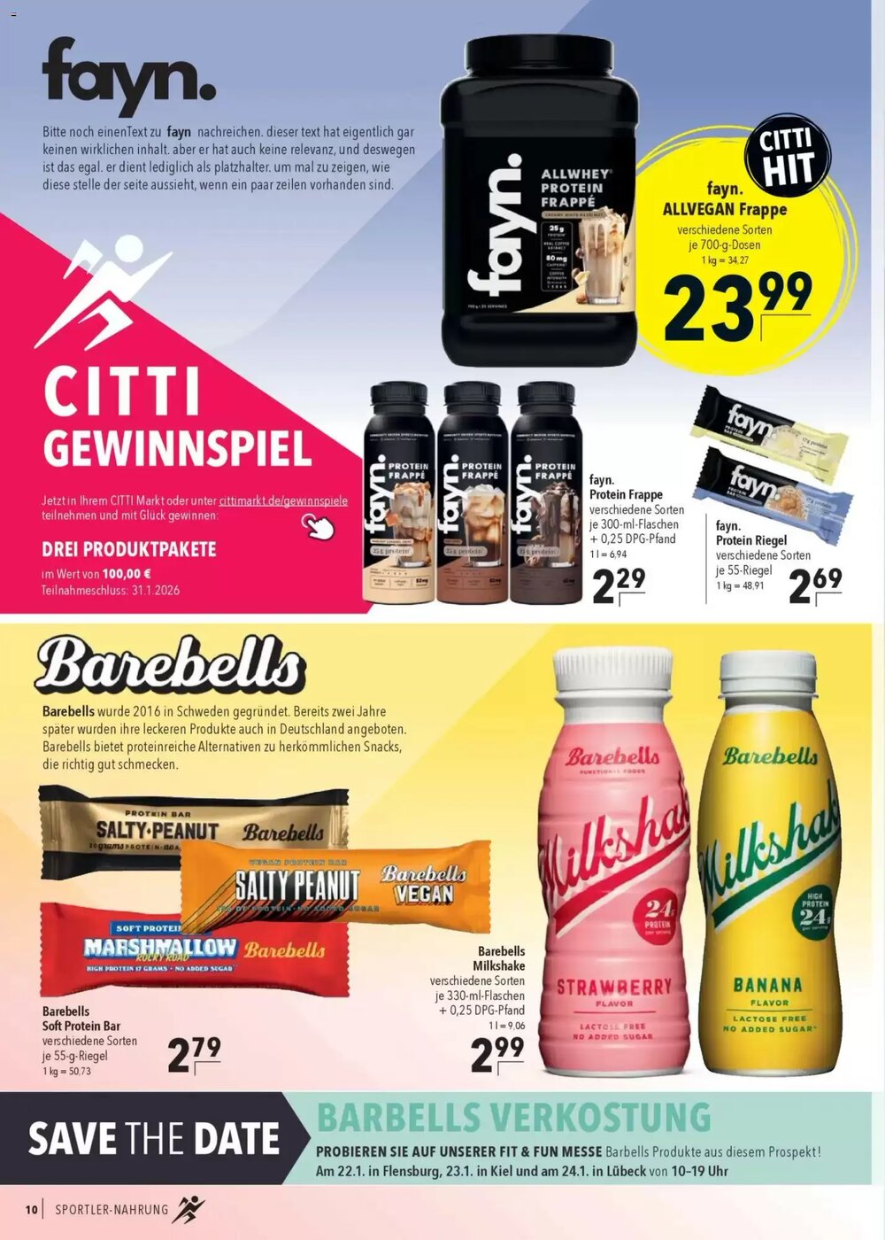 CITTI Markt Prospekt (ab 02.01.2026) zum Blättern - Seite 10
