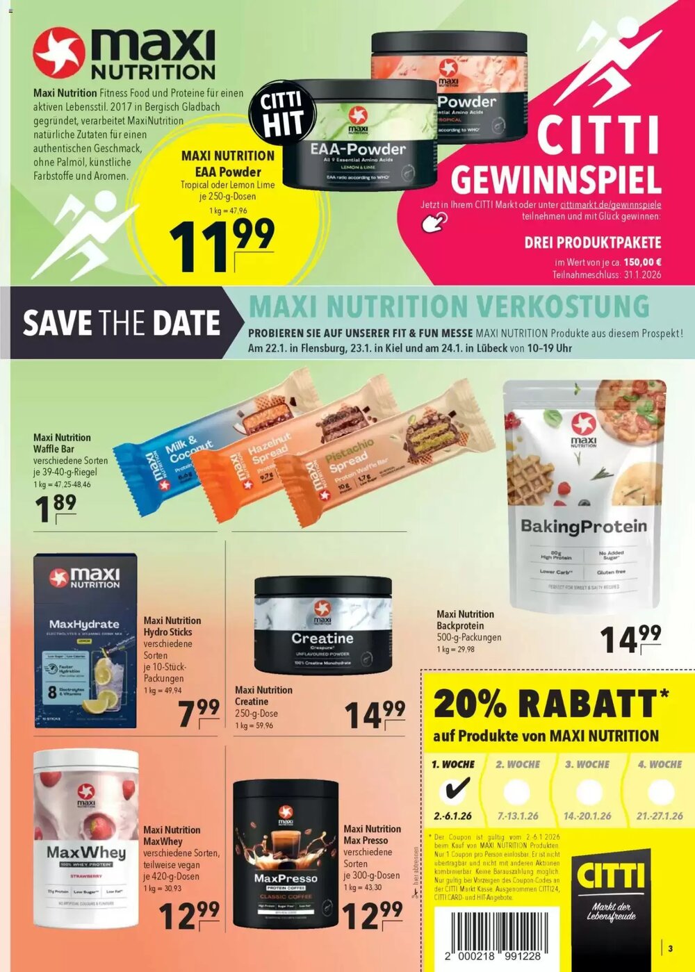 CITTI Markt Prospekt (ab 02.01.2026) zum Blättern - Seite 3