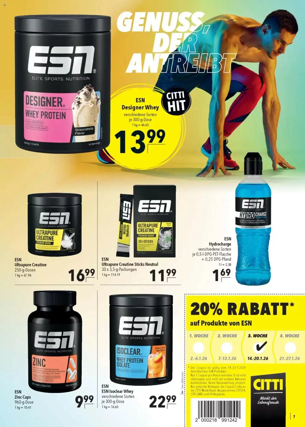 CITTI Markt Prospekt (ab 02.01.2026) zum Blättern - Seite 7