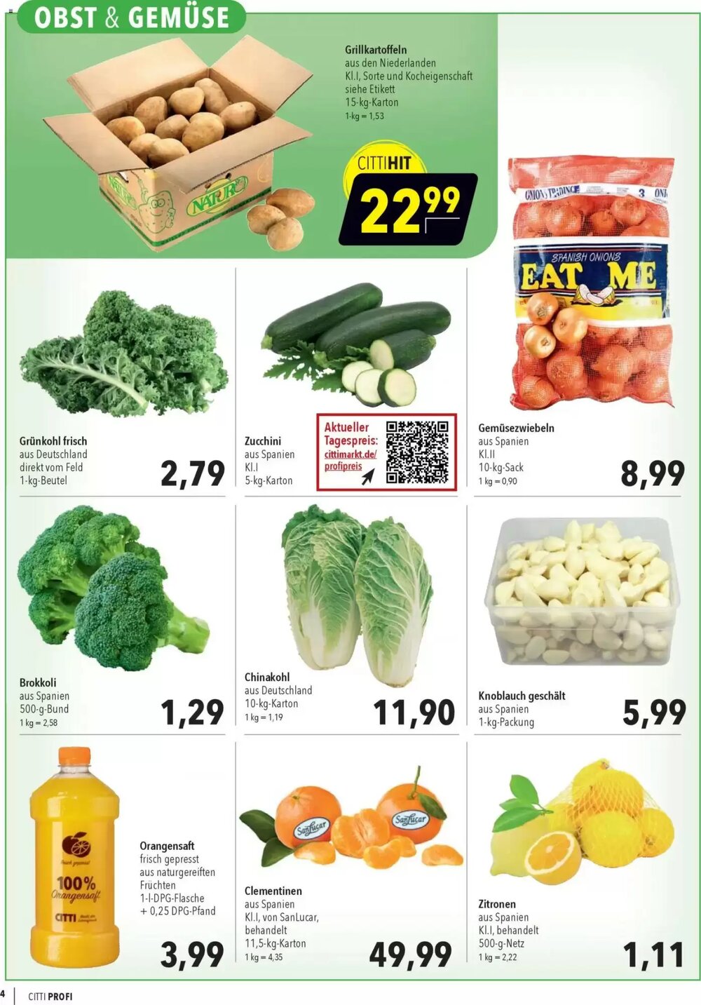 CITTI Markt Prospekt (ab 02.01.2026) zum Blättern - Seite 4