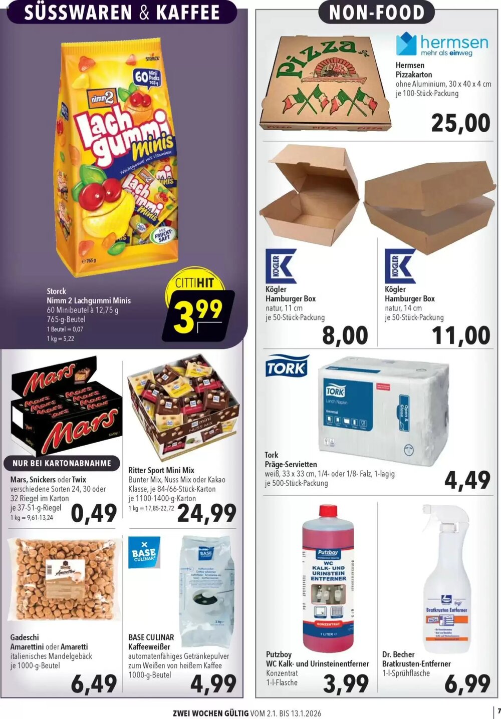 CITTI Markt Prospekt (ab 02.01.2026) zum Blättern - Seite 7