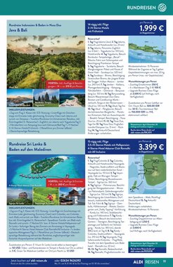 Aldi Süd Reisen Prospekt (ab 02.01.2026) zum Blättern - Seite 19