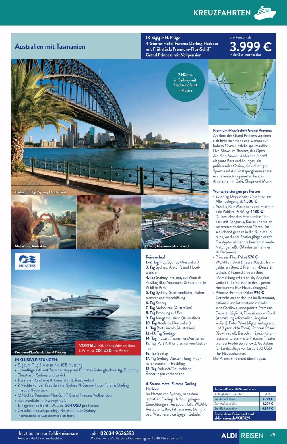 Aldi Süd Reisen Prospekt (ab 02.01.2026) zum Blättern - Seite 29