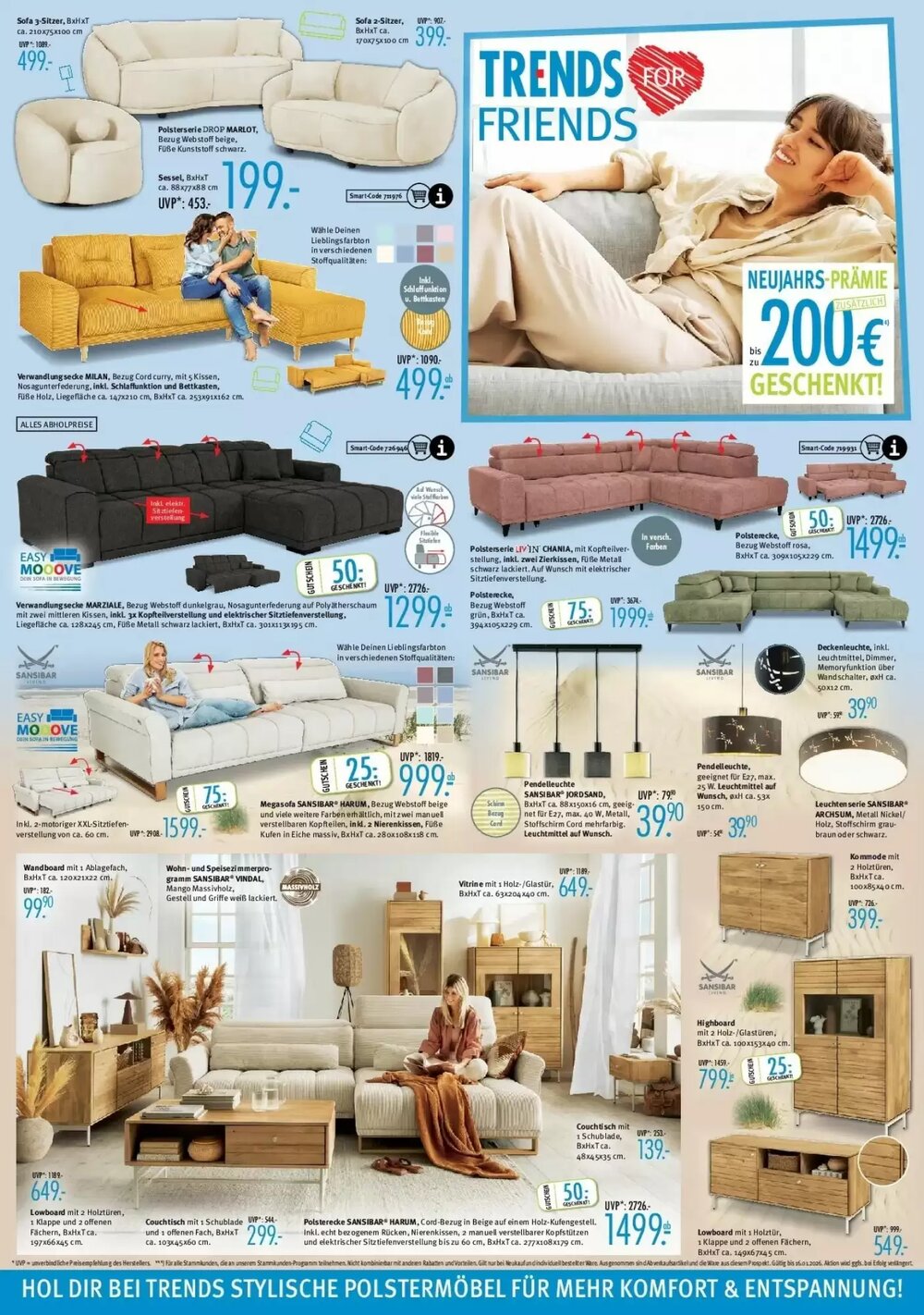 Trends Möbel Prospekt (ab 02.01.2026) zum Blättern - Seite 2