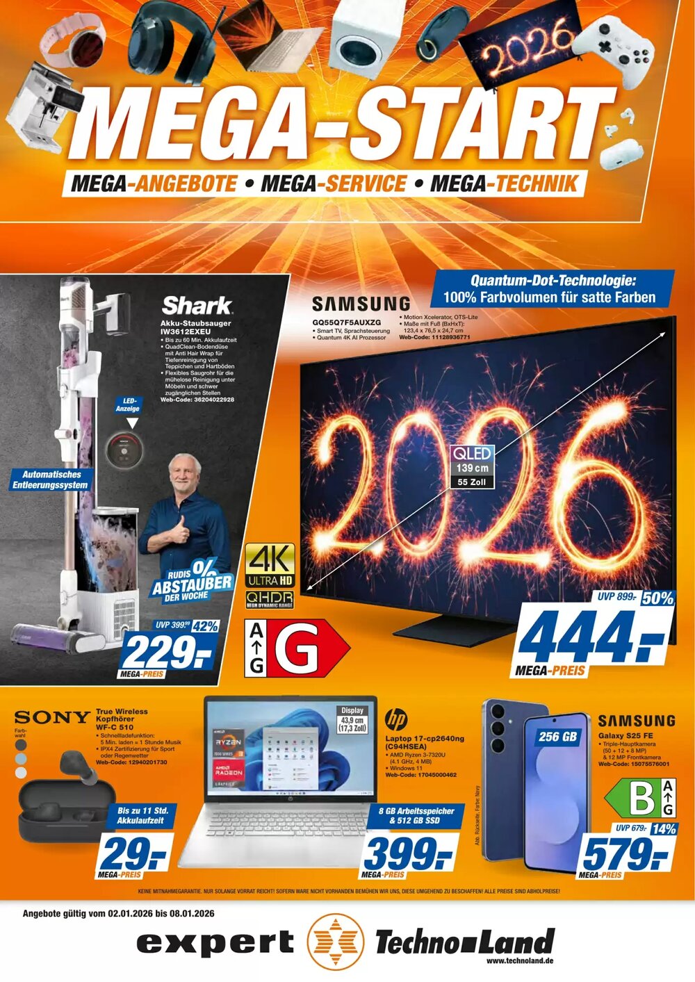 expert Techno Land Prospekt (ab 02.01.2026) zum Blättern - Seite 1