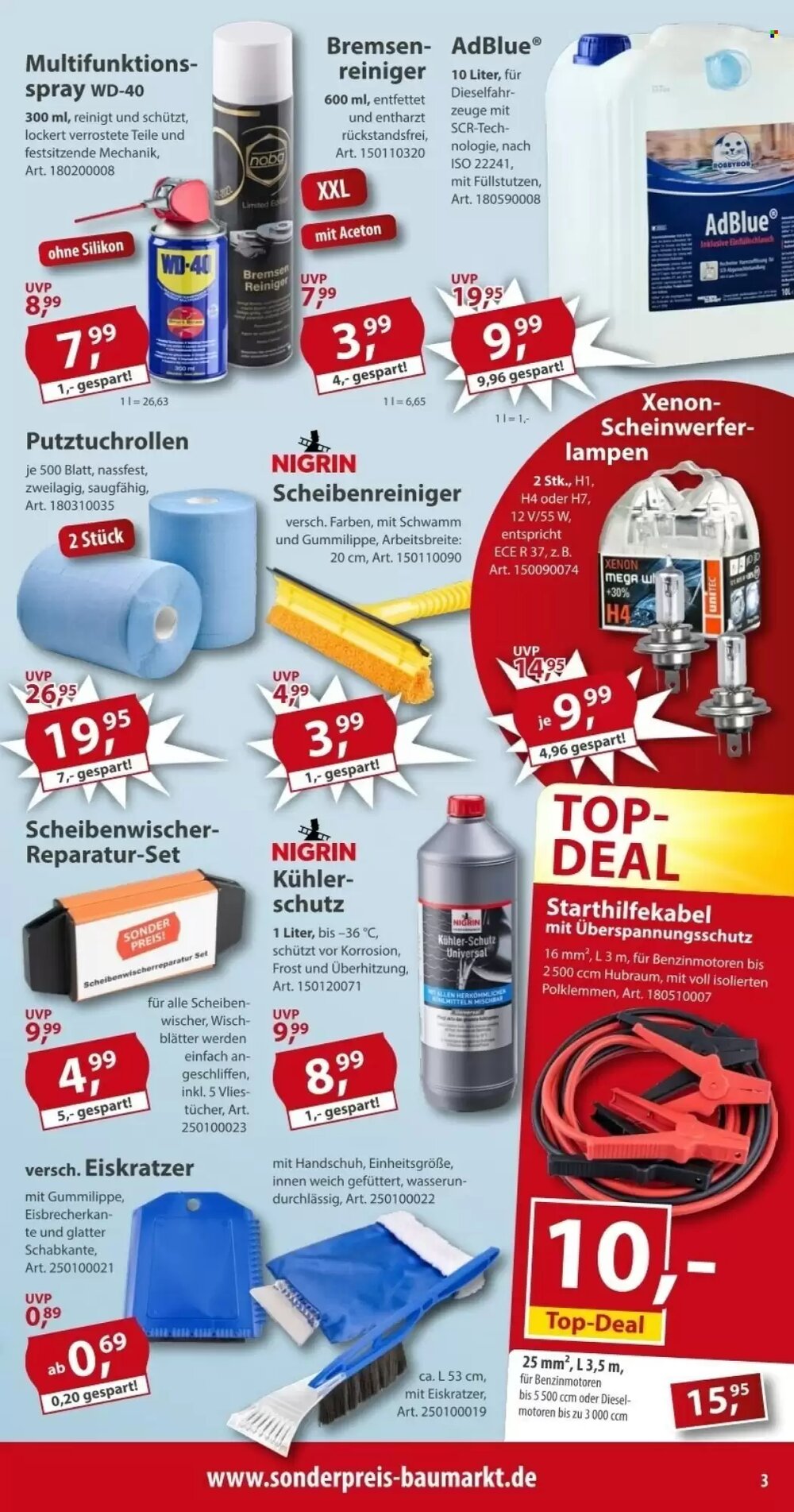 Sonderpreis Baumarkt Prospekt (ab 03.01.2026) zum Blättern - Seite 3