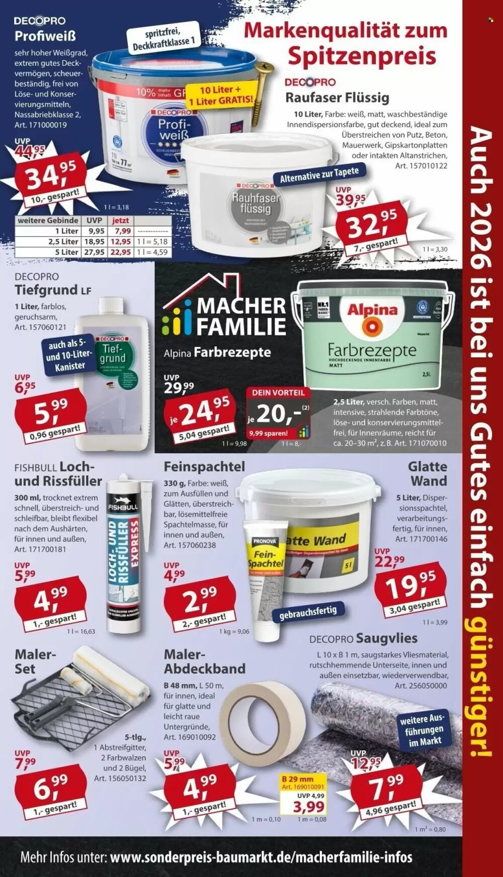 Sonderpreis Baumarkt Prospekt (ab 03.01.2026) zum Blättern - Seite 7