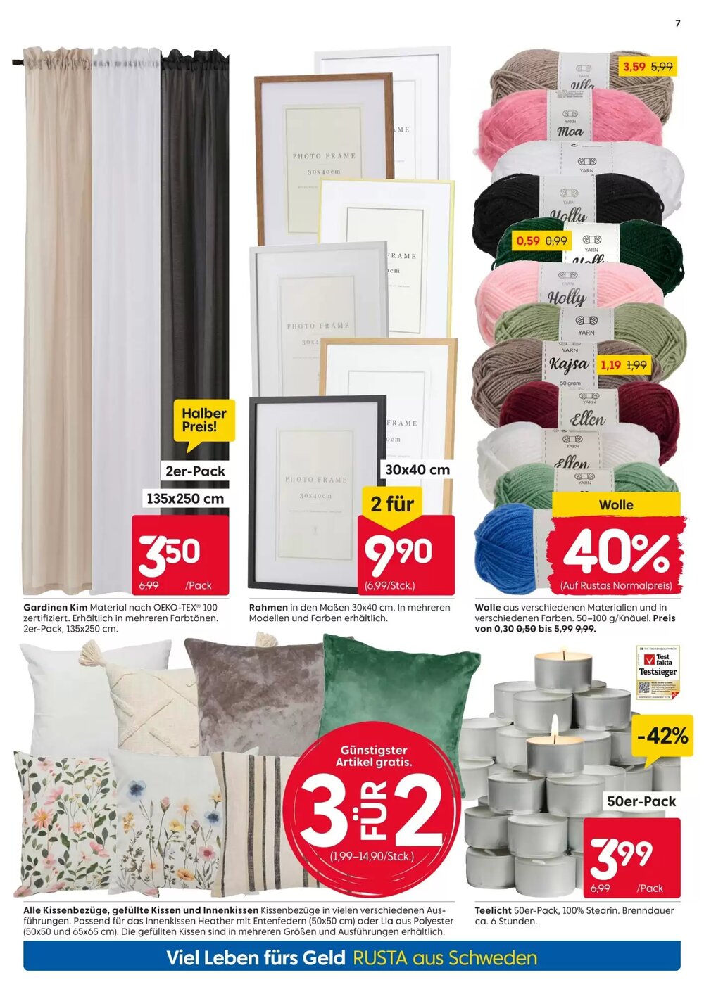 Rusta Prospekt (ab 03.01.2026) zum Blättern - Seite 7