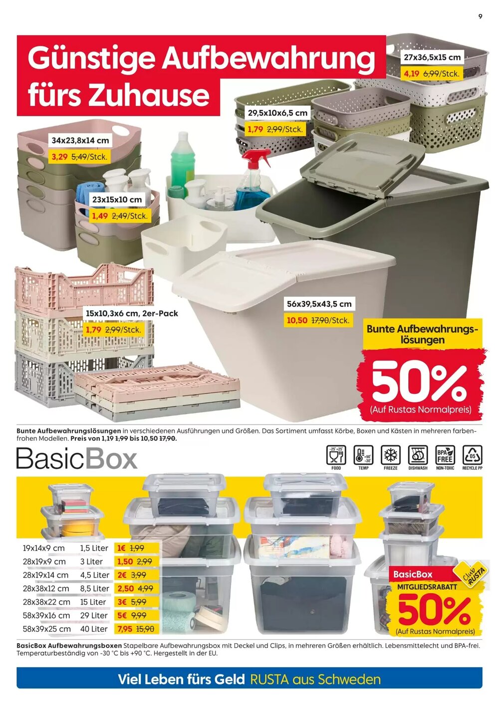 Rusta Prospekt (ab 03.01.2026) zum Blättern - Seite 9