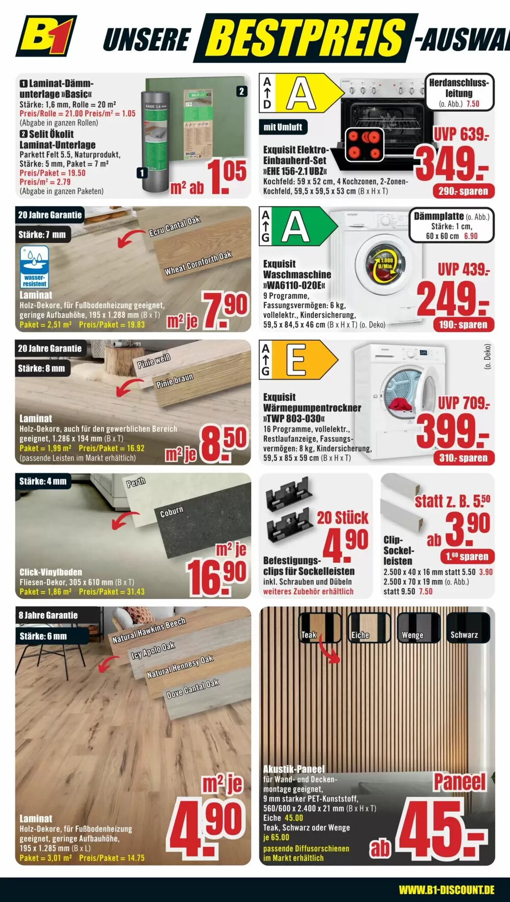 B1 Discount Baumarkt Prospekt (ab 03.01.2026) zum Blättern - Seite 2