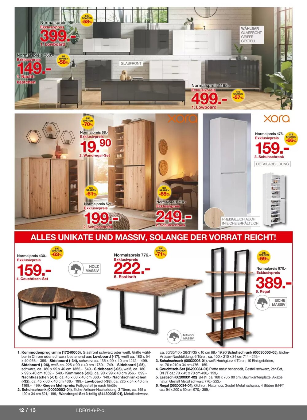 Möbelzentrum Pforzheim Prospekt (ab 03.01.2026) zum Blättern - Seite 12