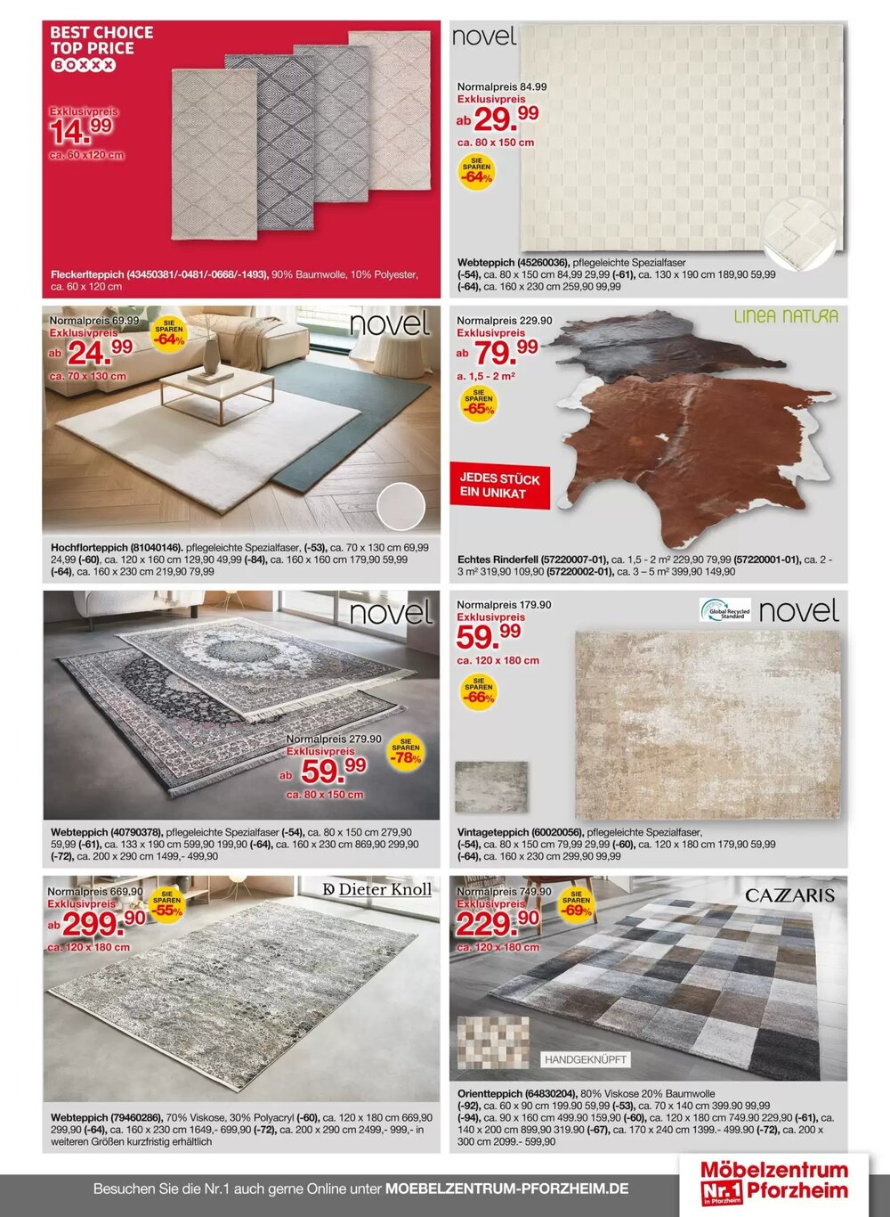 Möbelzentrum Pforzheim Prospekt (ab 03.01.2026) zum Blättern - Seite 19
