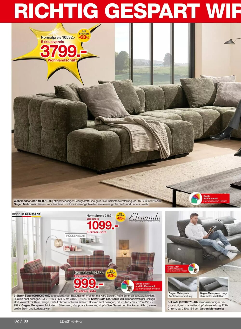 Möbelzentrum Pforzheim Prospekt (ab 03.01.2026) zum Blättern - Seite 2